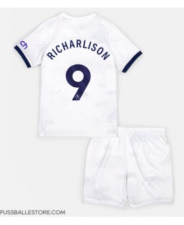 Günstige Tottenham Hotspur Richarlison #9 Heimtrikotsatz Kinder 2023-24 Kurzarm (+ Kurze Hosen)